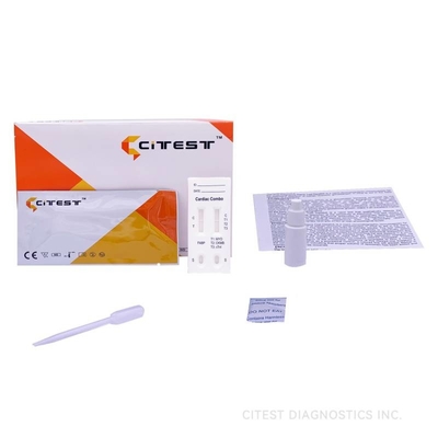H-FABP Myoglobin CK MB Cardiac Troponin I Test Cassette Cardiac Marker Test Kit